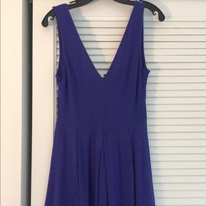 Blue/purple cotton party dress
